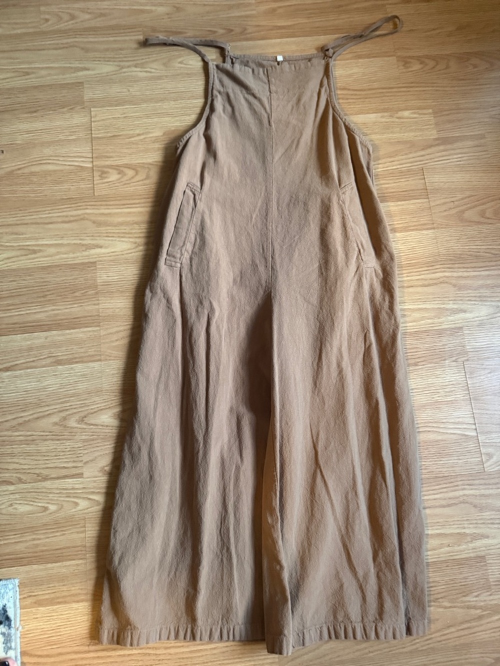Women’s Wide-Leg Jumpsuit in Light Brown